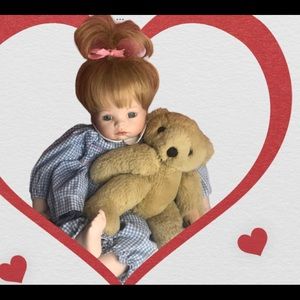 Ashton Drake “Hannah needs a hug “porcelain doll